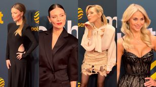 Ekipa "Tańca z Gwiazdami" walczy o uwagę fotoreporterów. Rozcięcia, dekolty i buziaczki do aparatu (WIDEO)