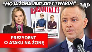 Nawrocki o okładce "Polityki" z żoną: Pan Bóg powinien im wybaczyć