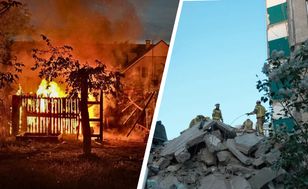 Zmasowany atak na Ukrainę. Kijów liczy ofiary po uderzeniu dronów