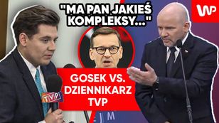 Sceny na konferencji PiS. Gosek nie chciał rozmawiać z TVP