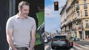 Szalony rajd Pawła Deląga. Przejechał swoim audi za PÓŁ MILIONA na czerwonym świetle tuż przed nosem policji! (WIDEO)