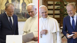 Tusk wyszedł ze spotkania z papieżem. "Jestem poruszony"