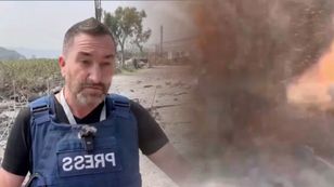 Wstrząsające nagranie obiegło internet. Pocisk Izraela spadł obok dziennikarza