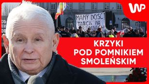 Sceny w Warszawie. Kaczyński przemawiał i rozległy się krzyki