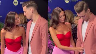 Czułe gesty Edyty Zając i Michała Mikołajczaka za kulisami ramówki TVN. Uroczy widok? (WIDEO)