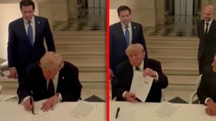 Nagranie Trumpa w Wersalu. Porozumienie z Iranem podpisane