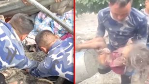 Cud w Nepalu. Sześcioletnia dziewczynka przetrwała 60 godzin pod gruzami i błotem