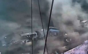 Wstrząsające wideo. Lawina błotna zmiotła przejście graniczne