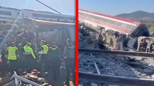 Wypadek pociągów w Hiszpanii. Tyle zostało z wagonów. Mamy nagrania