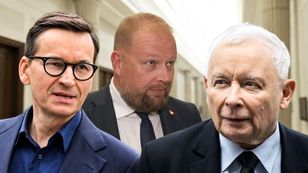 Zembaczyński zadrwił z PiS. "Morawiecki topi Kaczyńskiego"