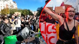 Chaos we Francji. Rodzice dołączyli do swoich dzieci. Nagrania