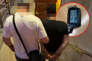 Georgians caught red-handed. Video of the action is available