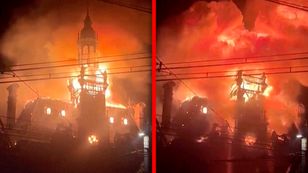 Tragedia we Francji. XIX-wieczny ratusz zniszczony. Nagranie