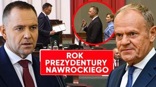 Pierwszy rok Nawrockiego. Tak podsumował to Tusk. "Źle się przysłużył"