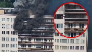 Ciarki od oglądania. Musiał uciekać przez okno. Nagranie z Belgii