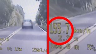 Jechał jak szalony. Nie wiedział, iż za nim jest radiowóz