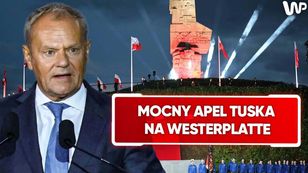 Tusk o Ukrainie na Westerplatte. "Nie może się powtórzyć Monachium"