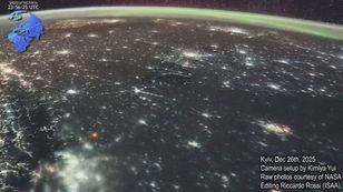 Eksplozje było widać z kosmosu. Tak wyglądał ostrzał Kijowa