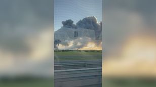 Atak dronów pod Moskwą i Petersburgiem. Płoną rosyjskie magazyny