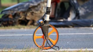 Śmiertelny wypadek w rejonie Nowka. Nietrzeźwy motocyklista wjechał do rowu