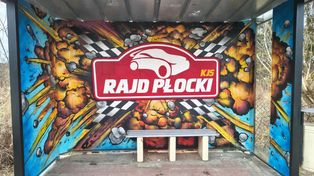 Przystanek autobusowy w Popłacinie w nowej odsłonie!