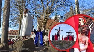 Górka Klasztorna: Misterium Męki Pańskiej. Przybyły tłumy pielgrzymów