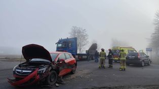 Zderzenie 3 pojazdów w Cekanowie. DK62 zablokowana!