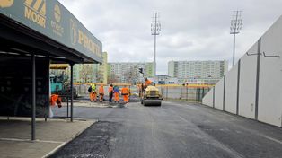 Nowy park maszyn na stadionie w Pile nabiera kształtów