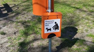 Nowe kosze na psie odchody w Drobinie!
