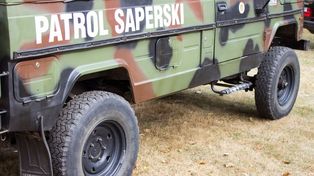 Niewybuch na prywatnej posesji w gminie Sadowie. Na miejsce wezwano służby