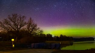 Zorza polarna znów nad Piłą. Udało się ją uchwycić!