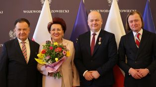 Małgorzata Struzik i Andrzej Nowakowski z odznaczeniami państwowymi
