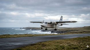 Najkrótszy lot świata trwa 53 sekundy! Zobacz trasę Westray – Papa Westray