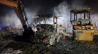 Tajemniczy pożar przy budowie elektrowni jądrowej. Spłonęły maszyny warte fortunę