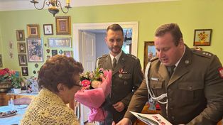 Wzruszające spotkanie w Płocku. Bohaterka Powstania Warszawskiego ma 102 lata