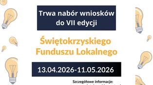 480 tys. zł dla społeczników ze Świętokrzyskiego. Ruszył nabór do VII edycji Świętokrzyskiego Funduszu Lokalnego