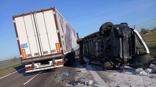 Seria zdarzeń na ekspresówce. Najpierw łoś, potem lawina kolizji – policjant trafił do szpitala