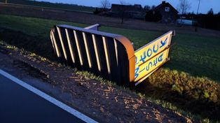 Silny wiatr w regionie. Strażacy interweniują – powalone drzewa i uszkodzony przystanek!