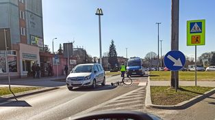 Armagedon na Bydgoskiej! Rowerzysta pod kołami, Piła stoi w gigantycznym korku