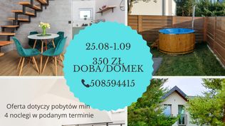  Loft House Rozewie Całoroczne domki z balią ogrodową 