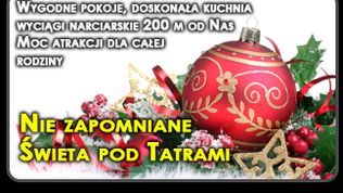 Štedrý deň, Vianoce Willa Pod Tatrami
