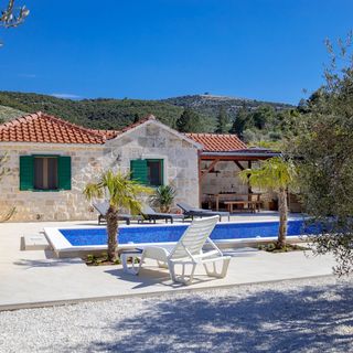 Ház Családok Részére Medencével Postira, Brac - 19563 Postira (4)