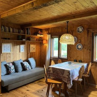 Drewniany domek BB nad rzeką - Krynica-Zdrój (2)