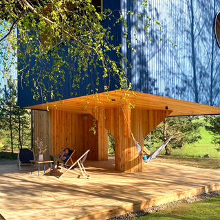 Bird Lodge z sauną nad jeziorem (6 osób) Janówko (5)