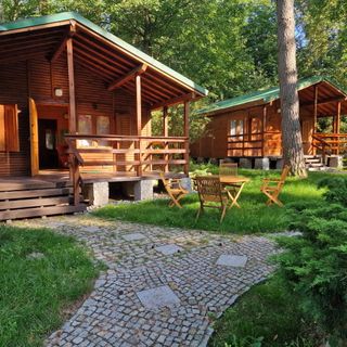 Ośrodek Puszczyk Sieraków Domki drewniane z Bali  (3)