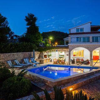 Ház Családok Részére Medencével A Tenger Mellett Grscica, Korcula - 23487 Gršćica (2)