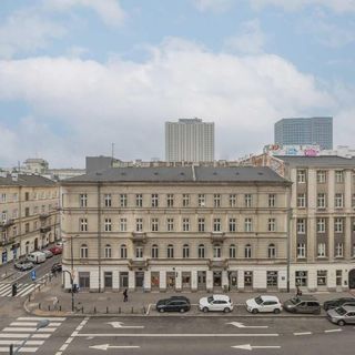 Apartament w Sercu Warszawy Biurko do Pracy Zdalnej by Noclegi Renters (3)