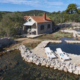 Halászkunyhó Nyaraláshoz A Tenger Mellett Öböl Lanđin, Pasman - 24044 Lanđin (2)