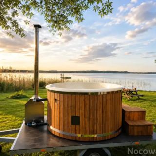 Lila Róż domek 150 m od jeziora Sikory Juskie (5)