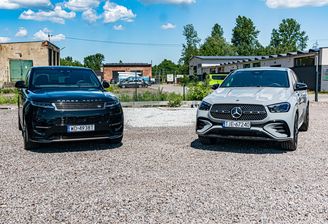 Range Rover Sport i Mercedes GLE Coupe